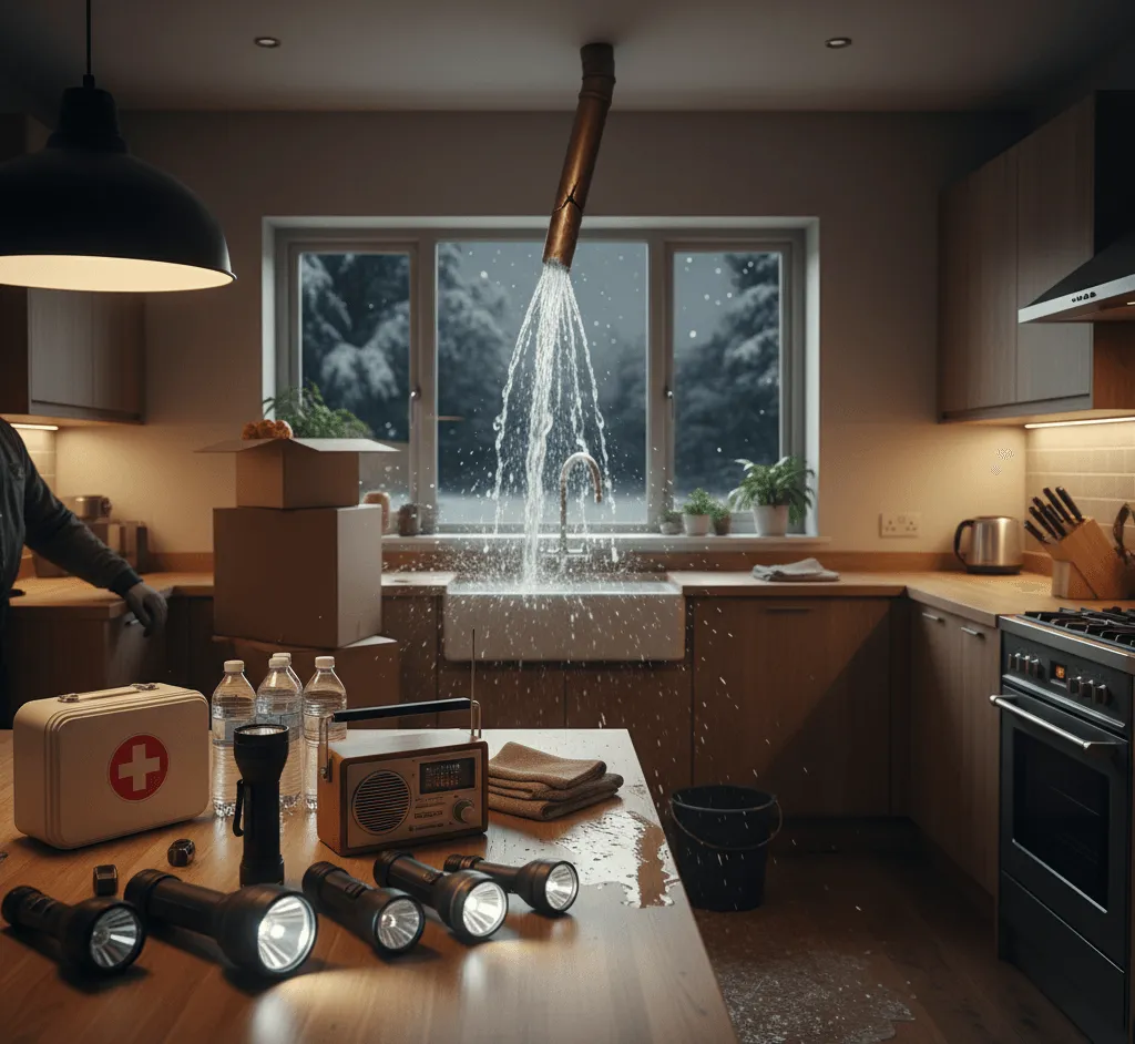 Burst Pipe Emergency — Stop the Damage and Prevent Freezing