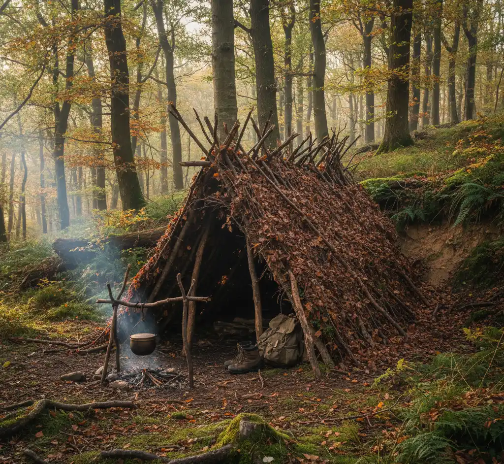 Shelter Building Basics — A Practical Guide for UK Woodland